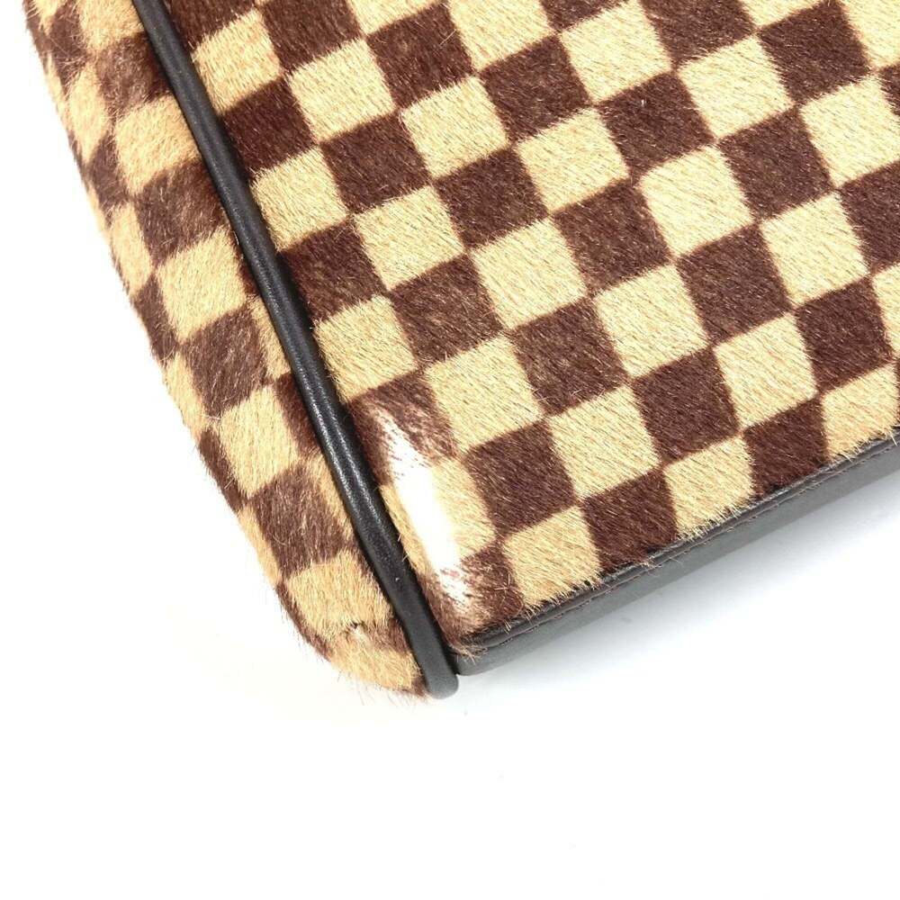 LOUIS VUITTON Brown Damier Leather Tote Bag - Picture 12 of 16